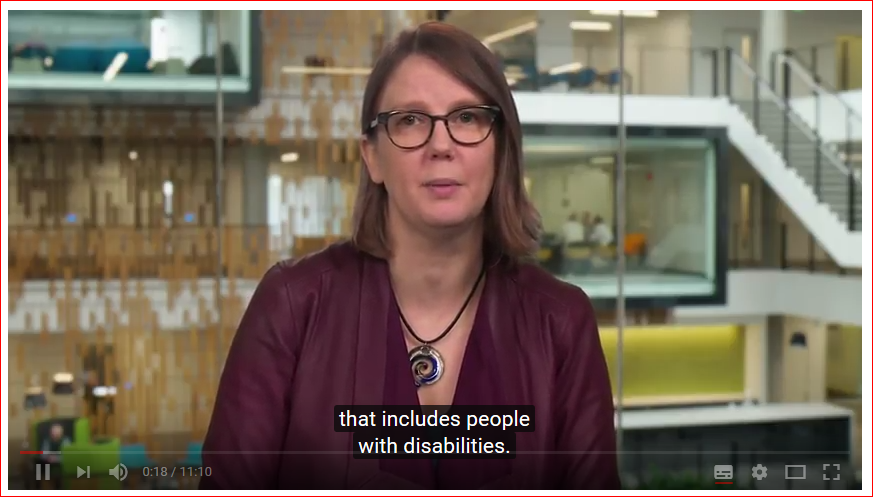 Talking head captions